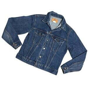 Vintage 70s Levi’s Type III Trucker Denim Jean Jacket Canada  70704 Sz S